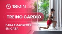 Treino CARDIO HIIT COMPLETO pra emagrecer em casa